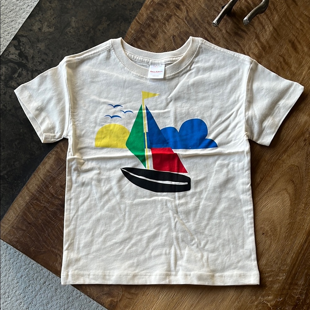 Hanna Andersson Kids' Sailboat Graphic T-Shirt